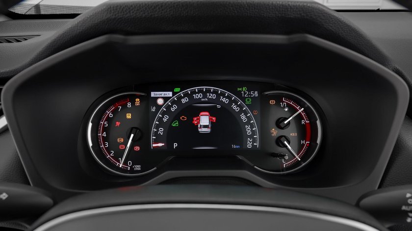 Toyota rav4 2020 приборная панель