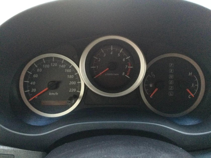 Toyota rav4 панель приборов