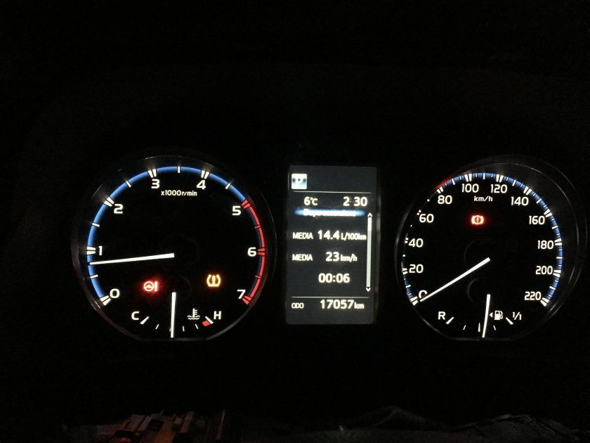 Приборная панель тойота