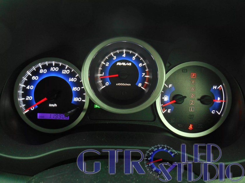 Toyota rav4 панель приборов