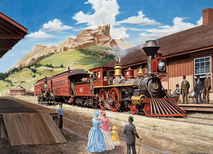 Паровоз дикий Запад