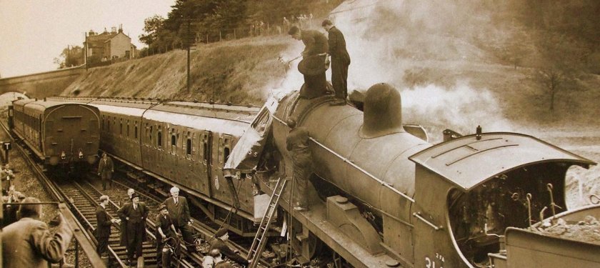 Steam Train crash