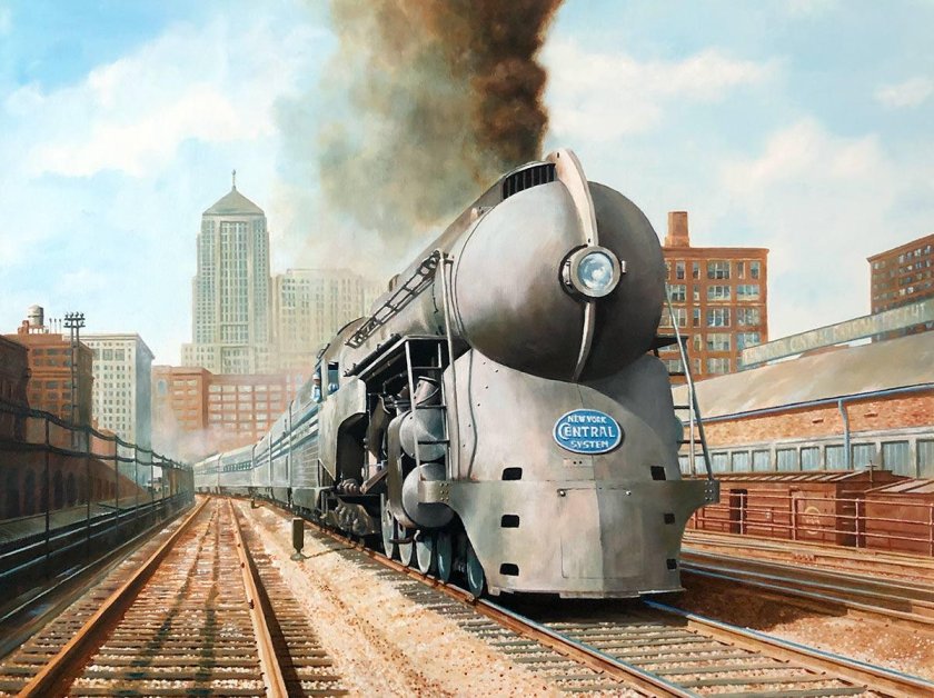 Поезд картина