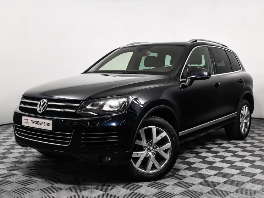 Volkswagen touareg 2014 черный