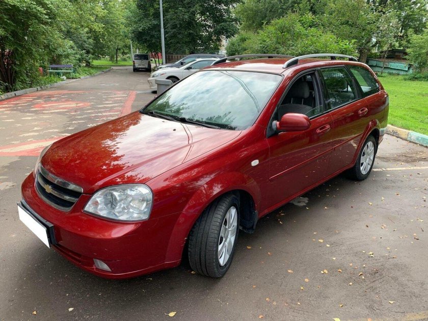 Chevrolet Lacetti 2007 красная