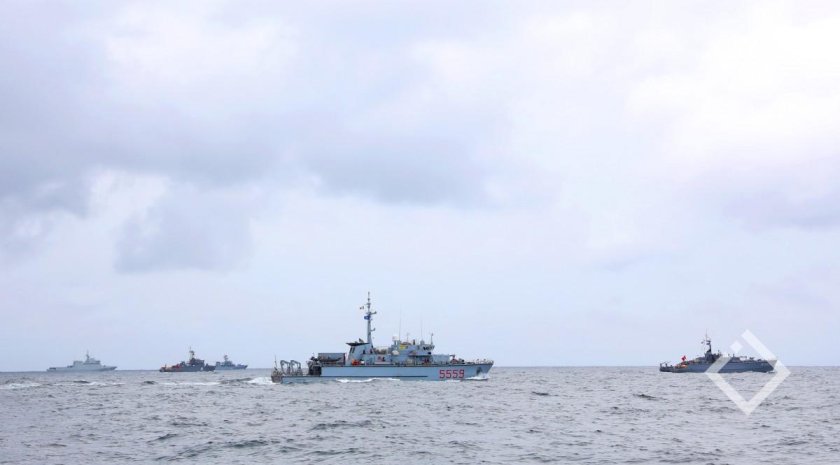 Корабли Грузии и НАТО В черном море