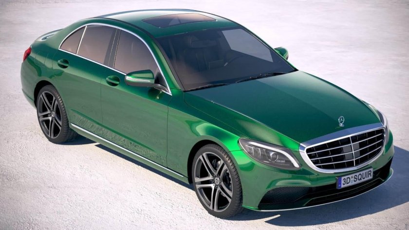 Мерседес е200 зеленый изумруд