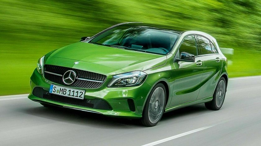 Мерседес а 180 зеленый