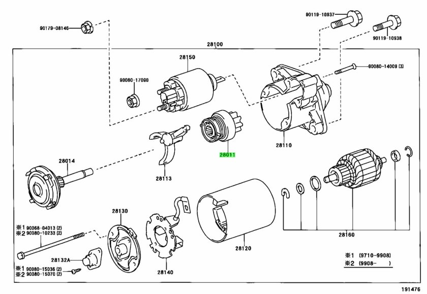 Стартер 28100-0g020
