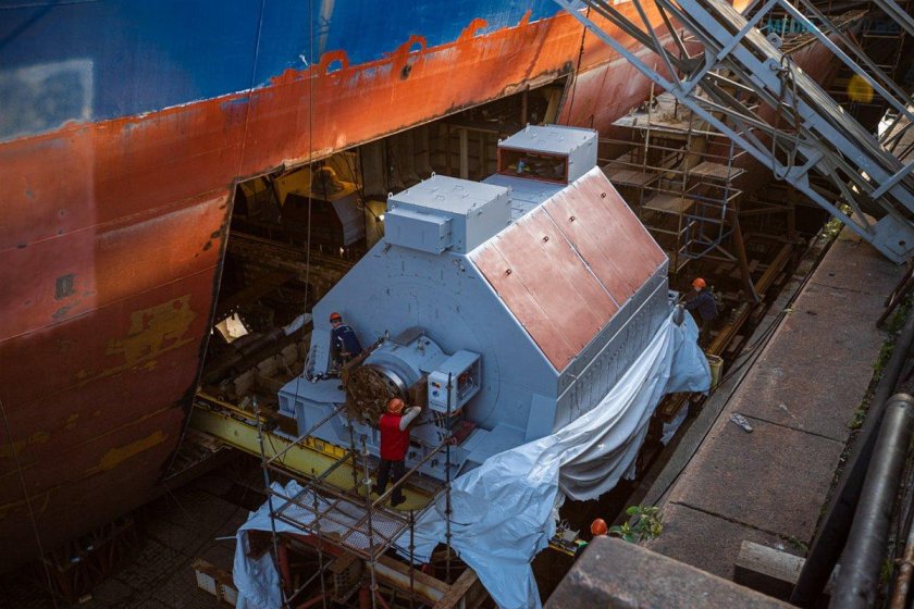 Гребной электродвигатель ледокола Арктика