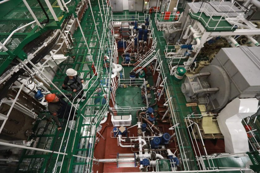 Машинное отделение ледокола арктика