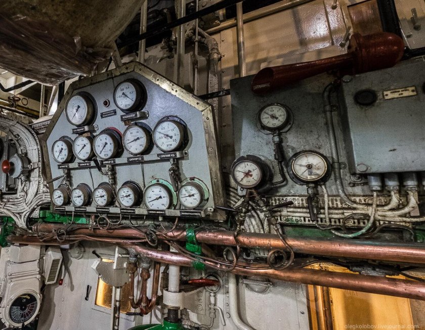 Ледокол Красин машинное отделение
