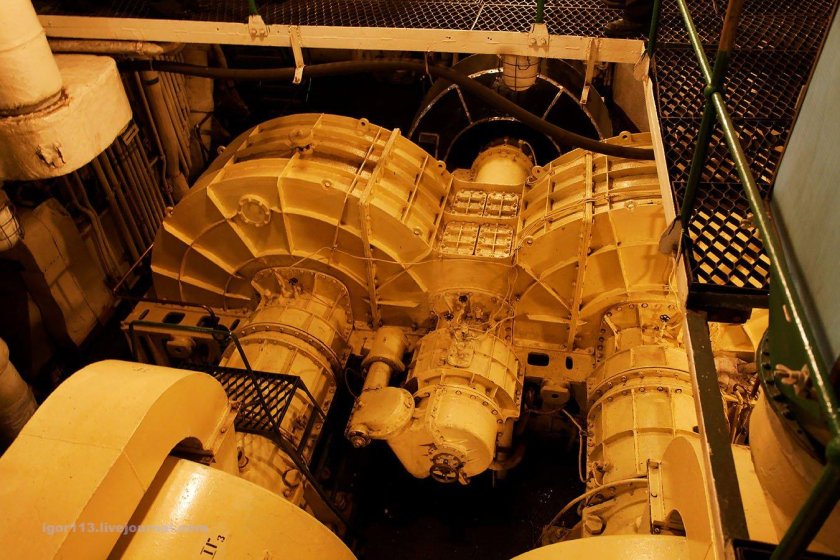 Атомный ледокол ленин машинное отделение