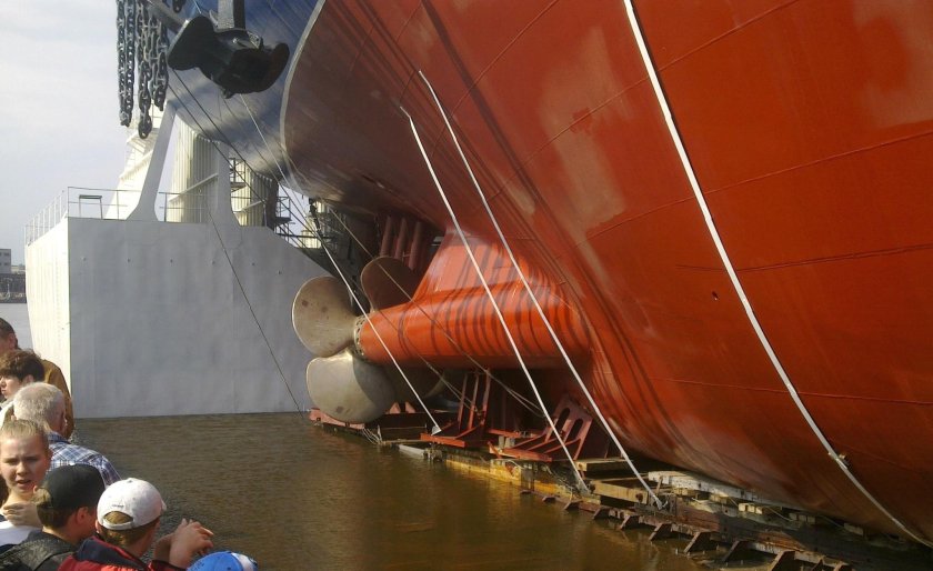 Гребной винт ледокола Арктика