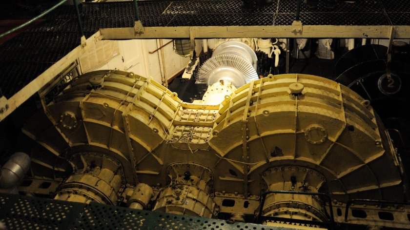 Атомный ледокол Ленин машинное отделение