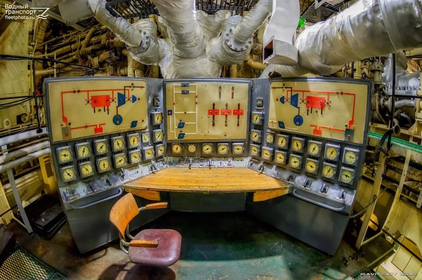 Ледокол Красин машинное отделение