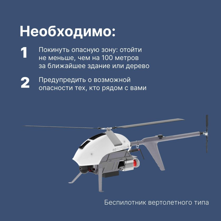 Беспилотник вертолетного типа