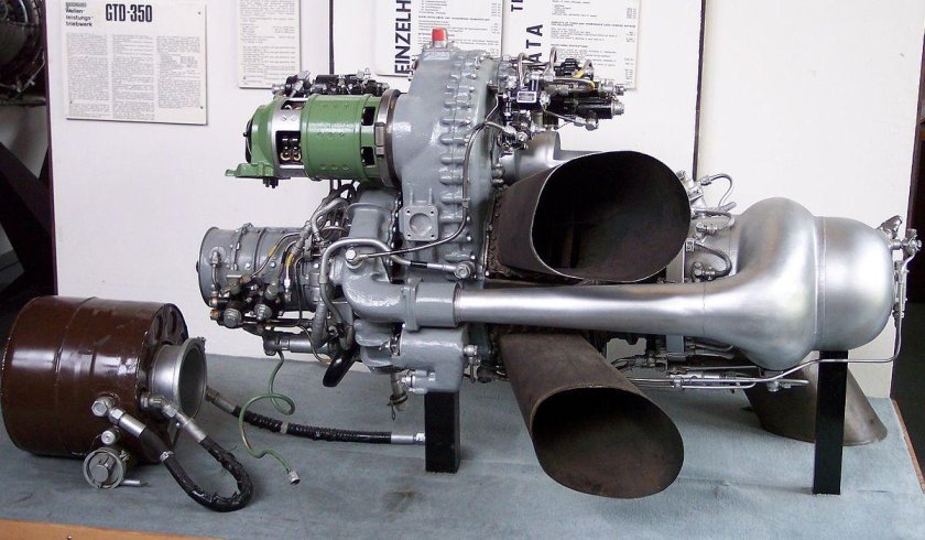 Турбовальный двигатель ГТД-350