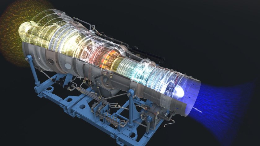 М90фр газотурбинный двигатель