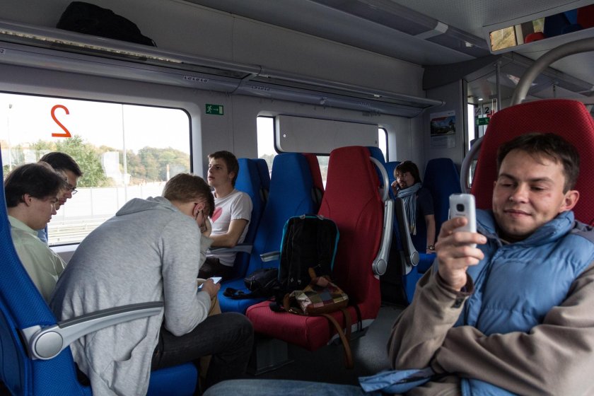 Ласточка внутри вагона Краснодар Сочи