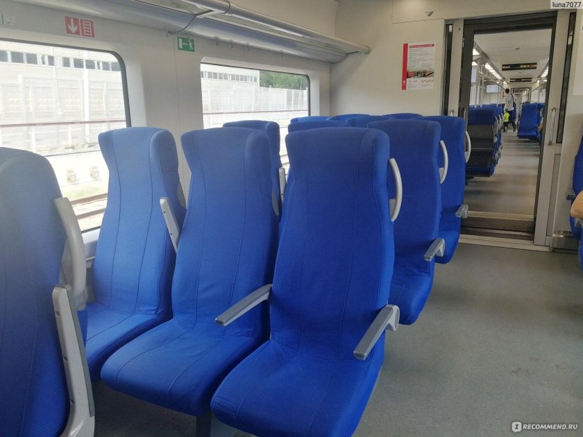 Ласточка поезд сидения