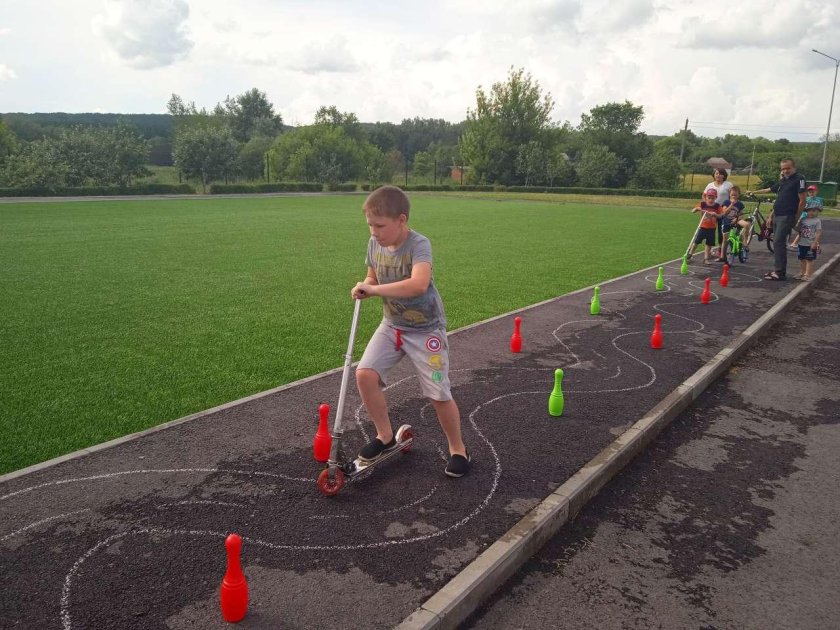 Полоса препятствий для самоката
