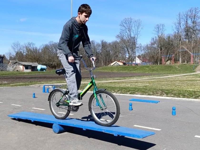 Велосипед для безопасного колеса