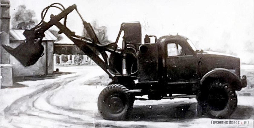 Экскаватор э-151 на базе ГАЗ-63