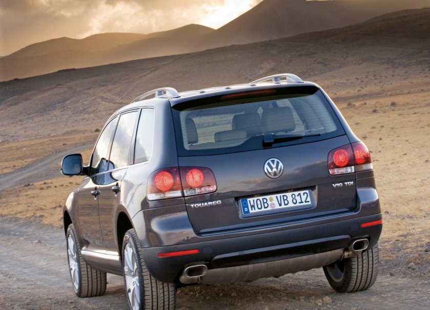 Volkswagen Touareg 2007 сзади