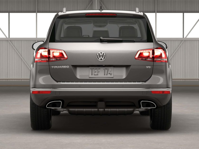 Фольксваген туарег сзади