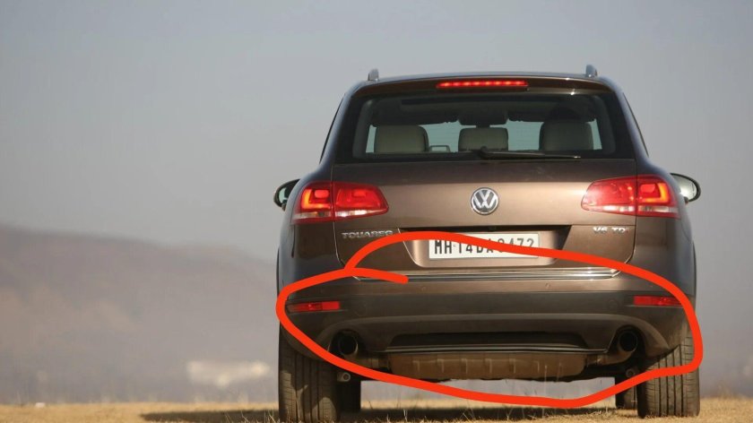 Фольксваген туарег 2012 сзади