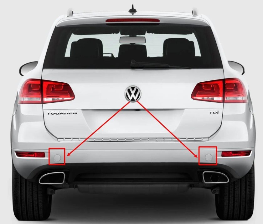 Фольксваген Туарег 2021 сзади