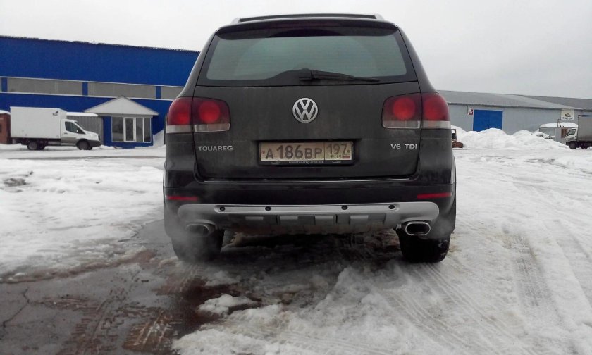 Туарег 2 сзади