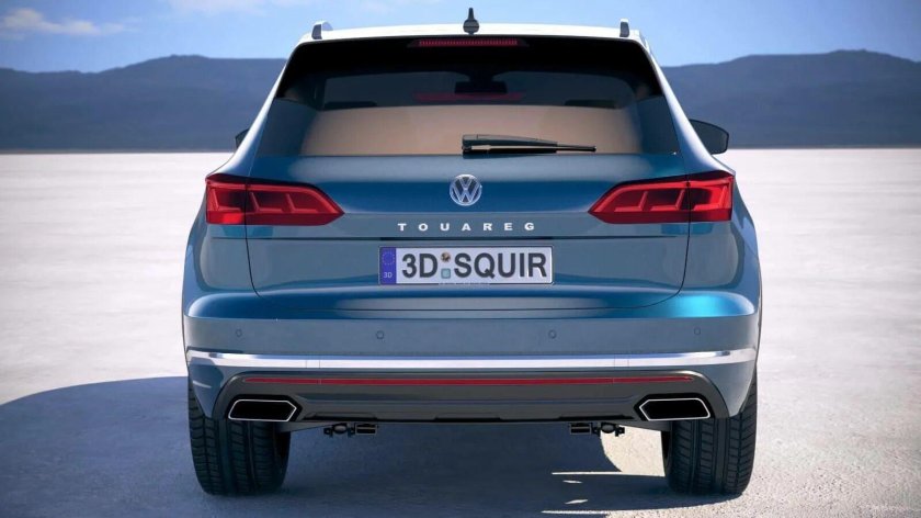 Фольксваген Туарег 2018 сзади