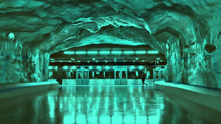 Метро в Швеции Стокгольм