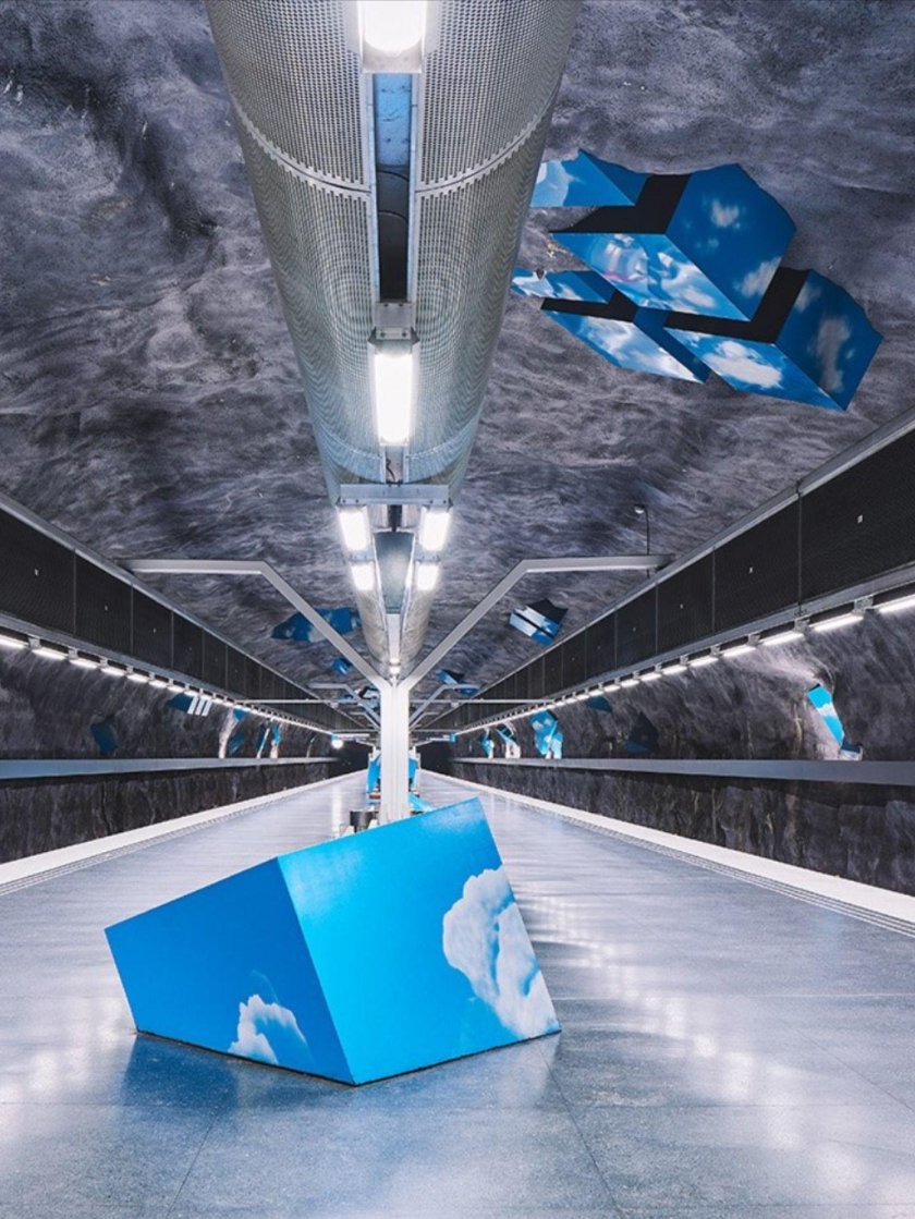 Метро в Швеции Стокгольм