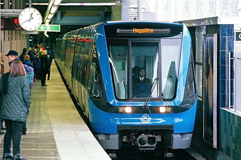 Вагоны метро Стокгольма