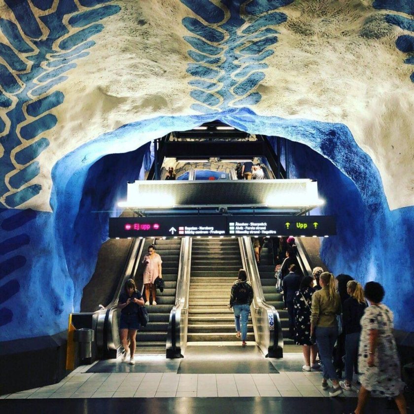 Станция t-centralen в стокгольме