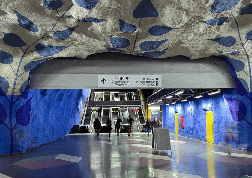 Станция t-Centralen в Стокгольме