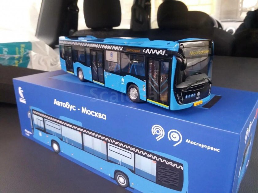 НЕФАЗ 5299 Мосгортранс игрушка модель 1:43