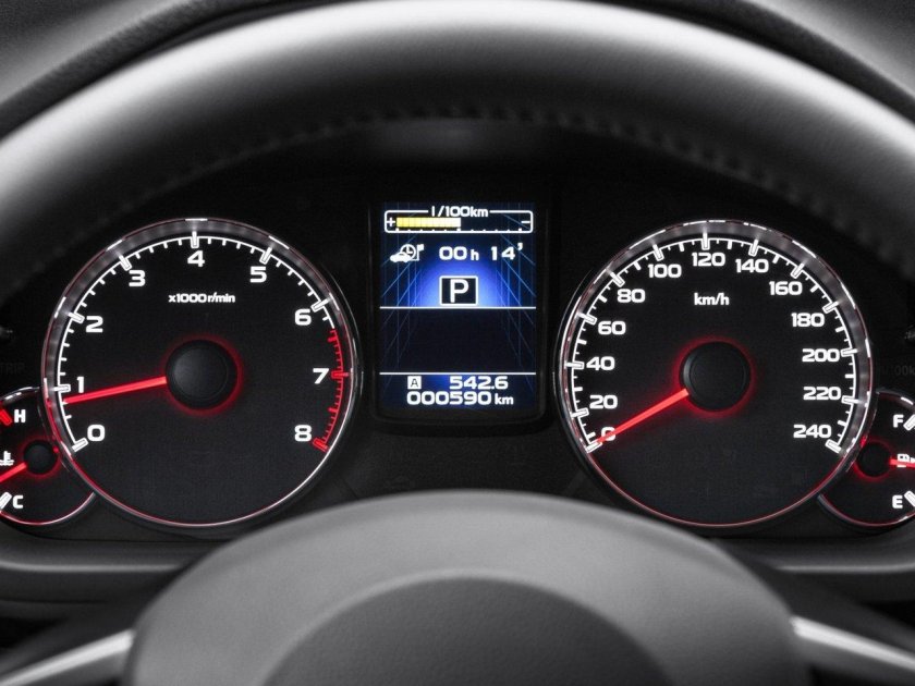 Subaru Outback панель приборов