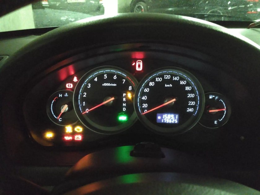 Subaru Outback приборная панель