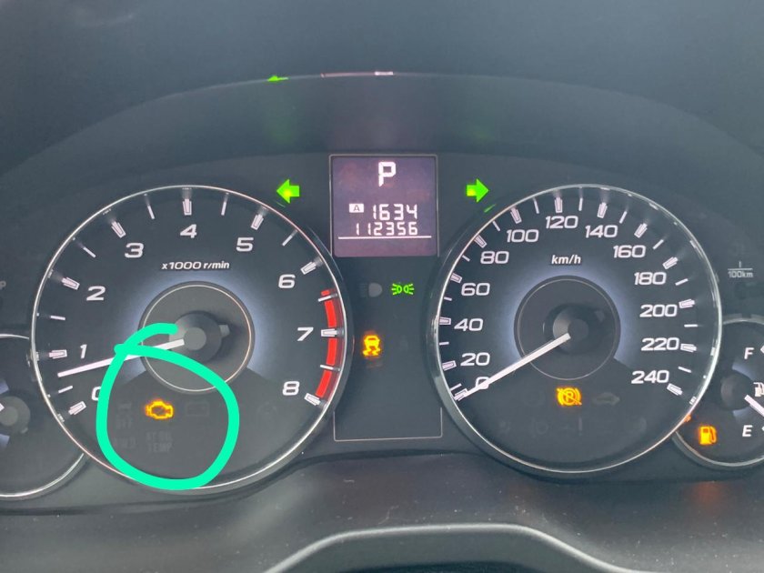 Чек на Субару Форестер