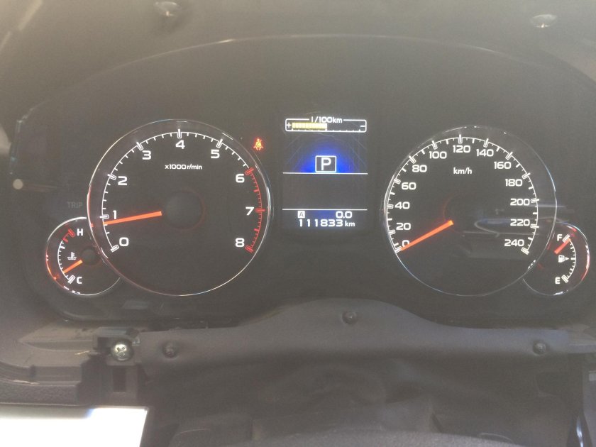 Панель приборов Субару аутбжк