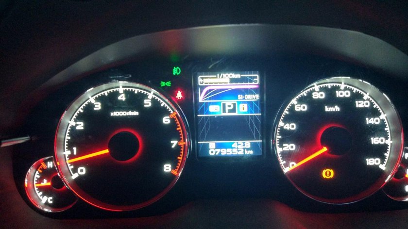 Спидометр Субару Аутбек