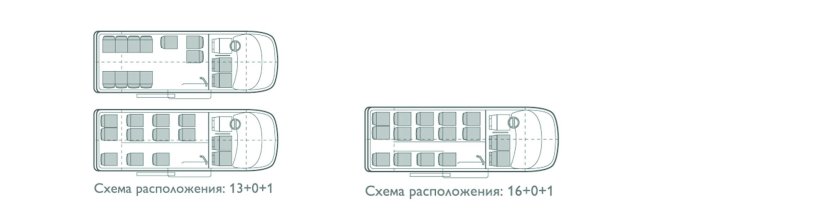 Ford transit 17 расположение мест