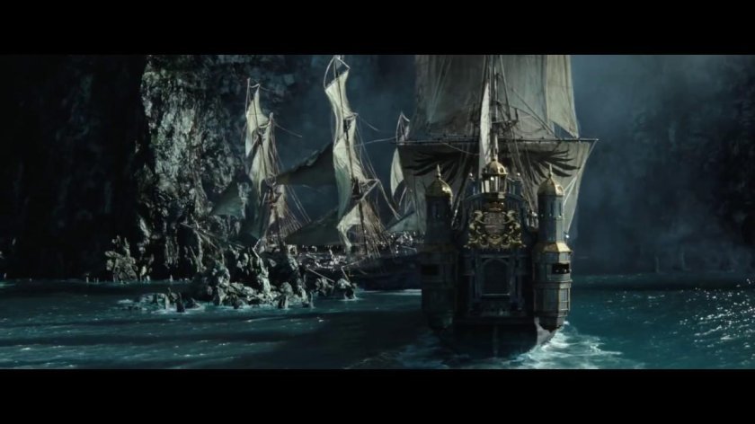 Корабль Салазара из пиратов Карибского моря