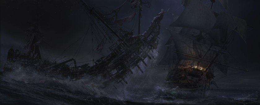 Пираты Карибского моря корабль Салазара