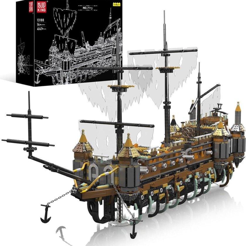 Лего пираты карибского моря корабль тихая мэри