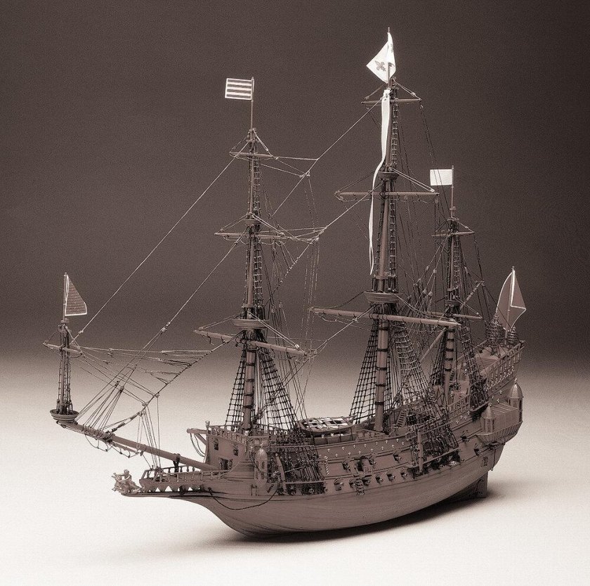 La Couronne 1636 модель парусника